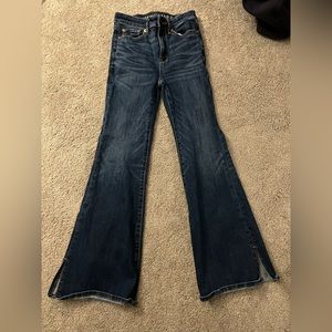 American Eagle SUPER HIGH-RISE FLARE